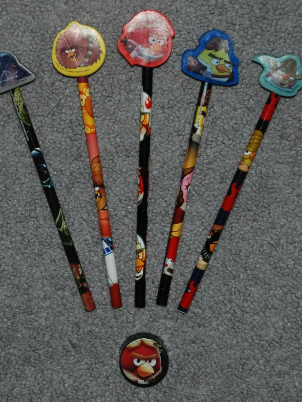 Angry Birds Star Wars Notepads, Pencils - School Supplies – 14-Piece Set New